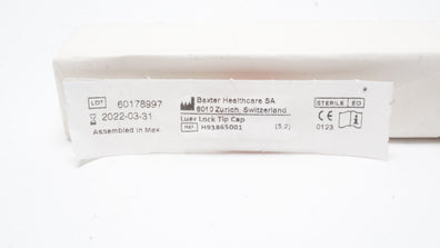 Baxter H93865001 Luer Lock Tip Cap (x)